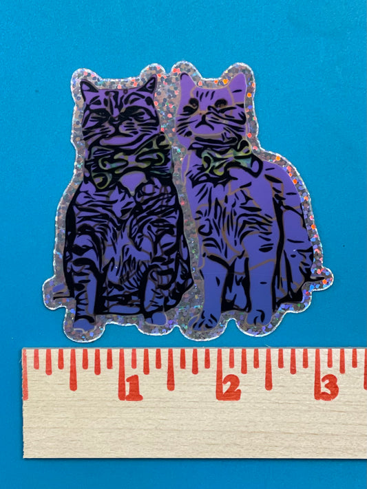 Glitter Daniel & Bigfoot (purple)