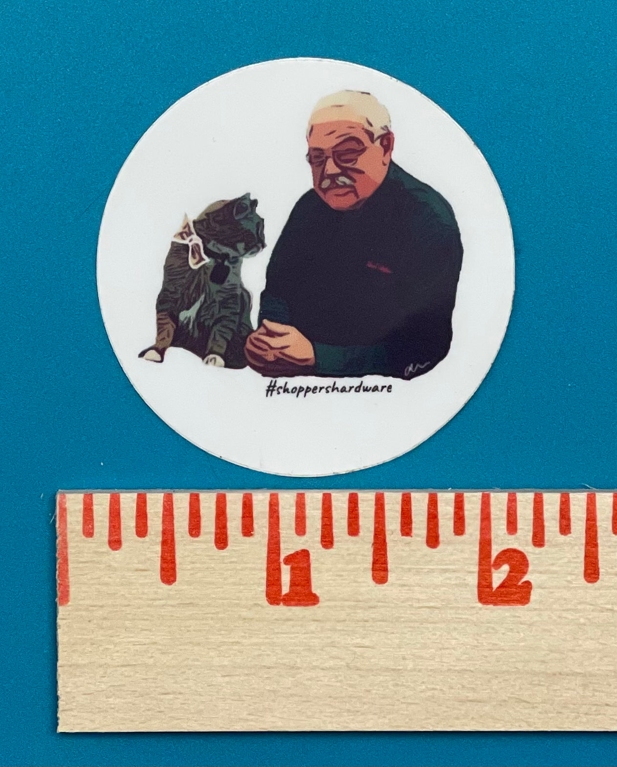 Papa & Daniel logo sticker